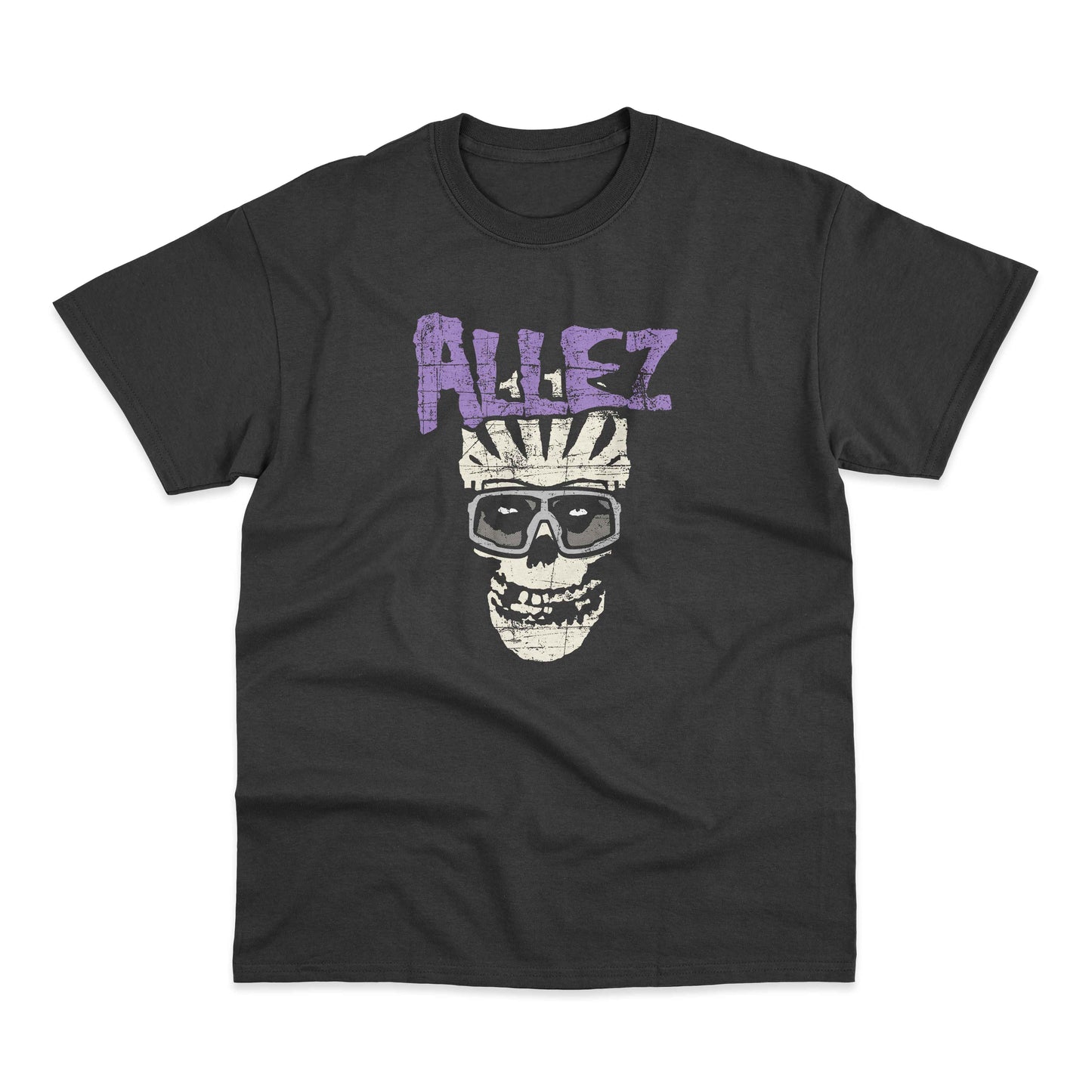 Allez Misfits Skull Inspired Punk Rock Cycling Bike T-Shirt