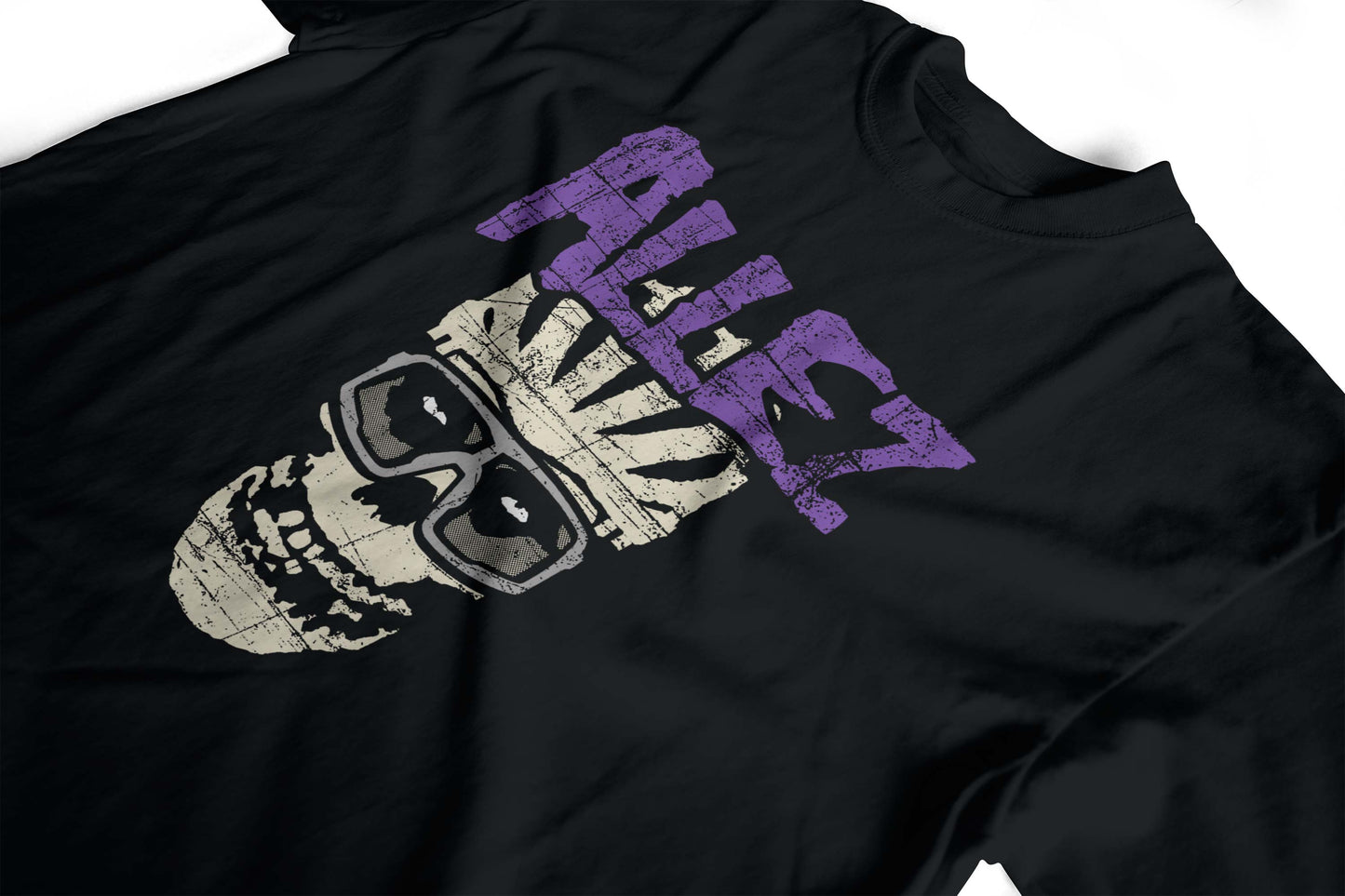 Allez Misfits Skull Inspired Punk Rock Cycling Bike T-Shirt