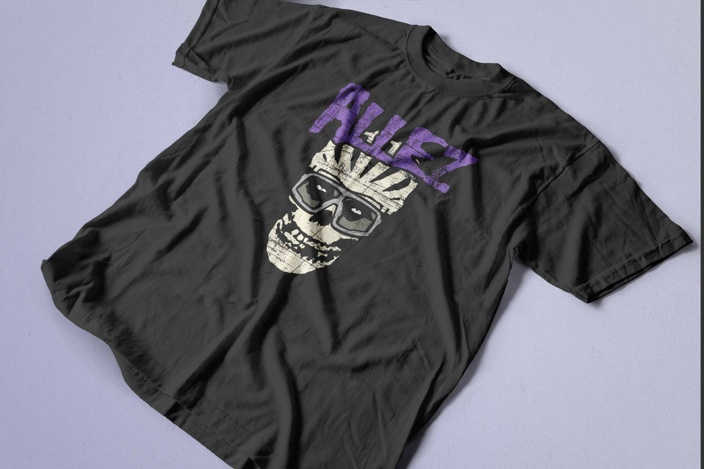 Allez Misfits Skull Inspired Punk Rock Cycling Bike T-Shirt