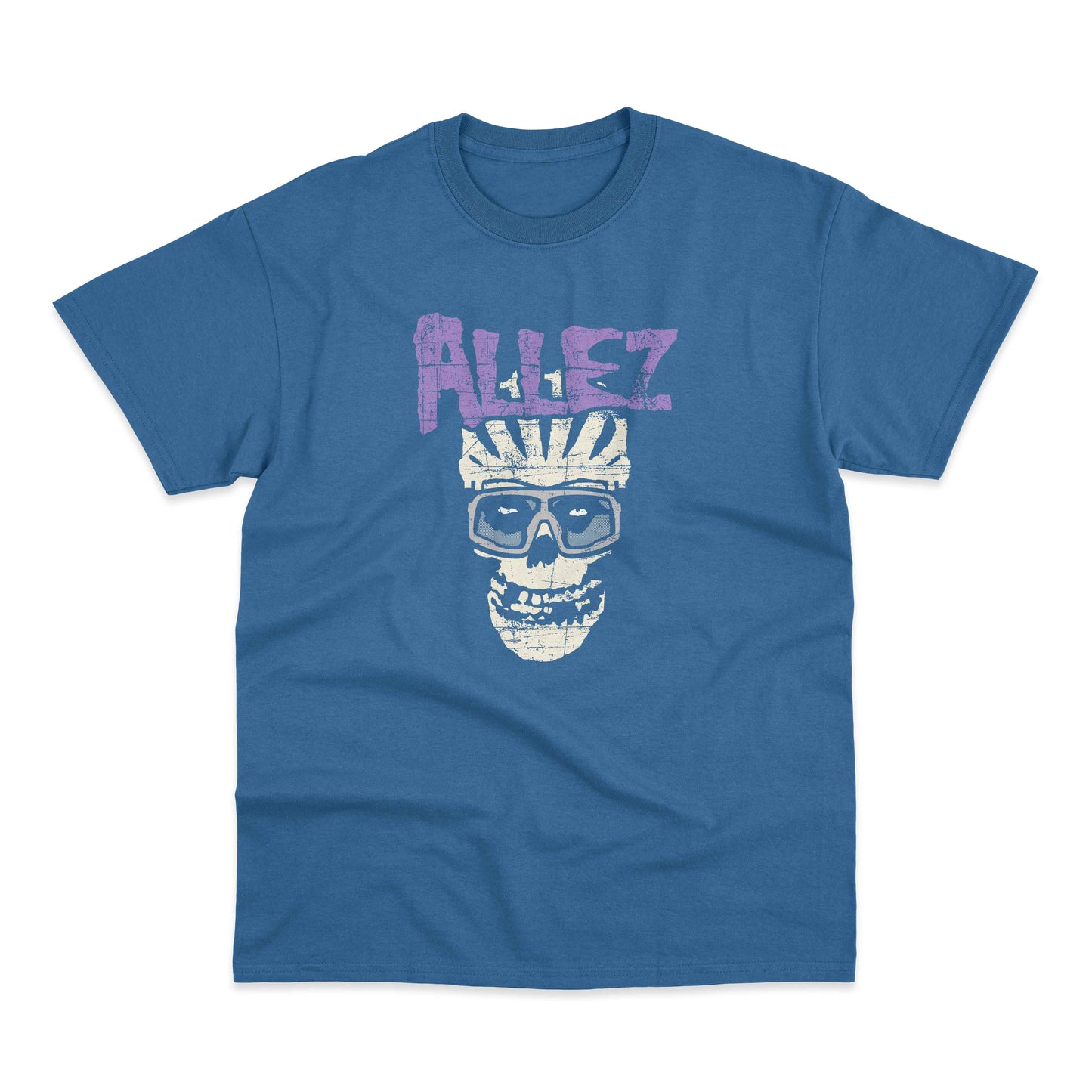 Allez Misfits Skull Inspired Punk Rock Cycling Bike T-Shirt