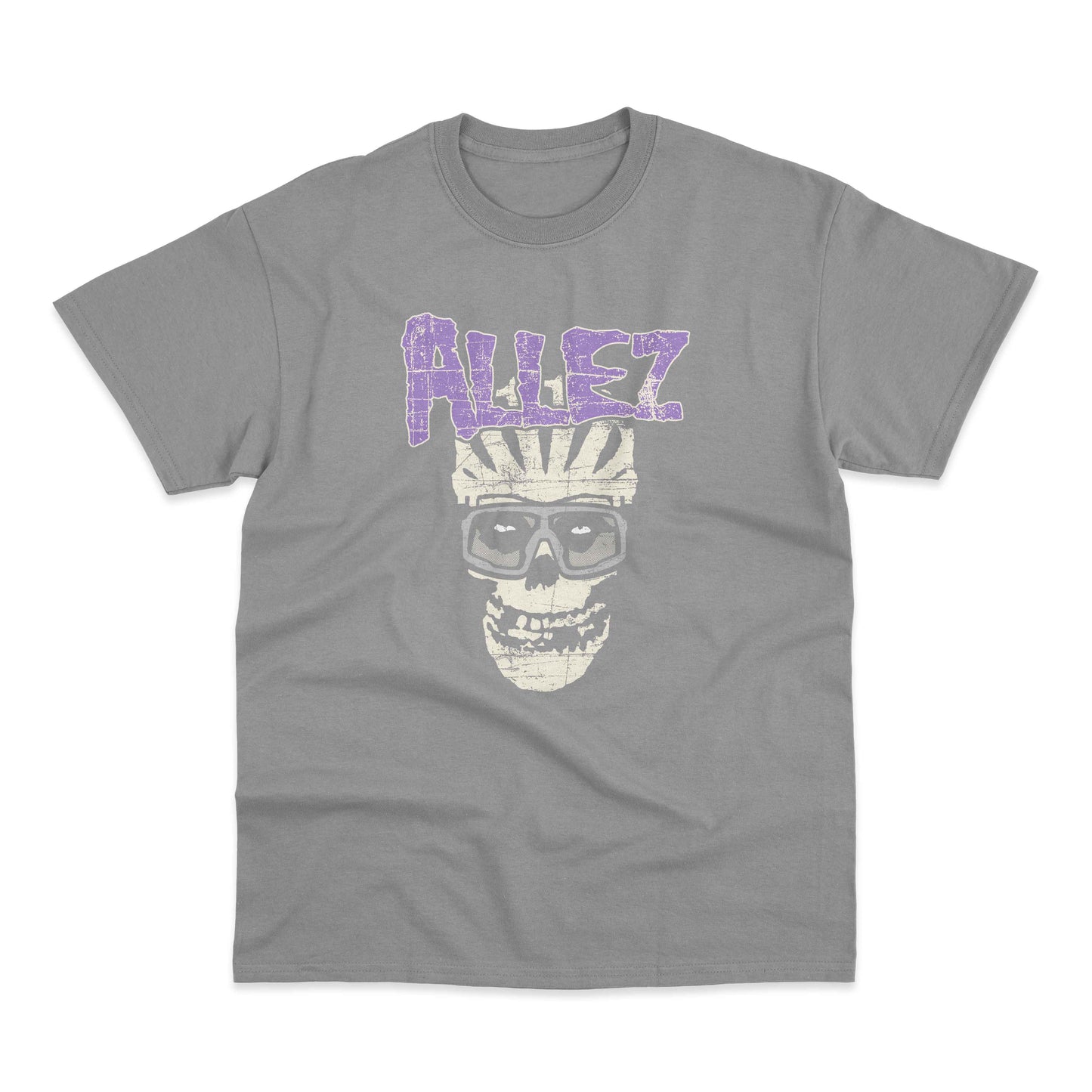 Allez Misfits Skull Inspired Punk Rock Cycling Bike T-Shirt