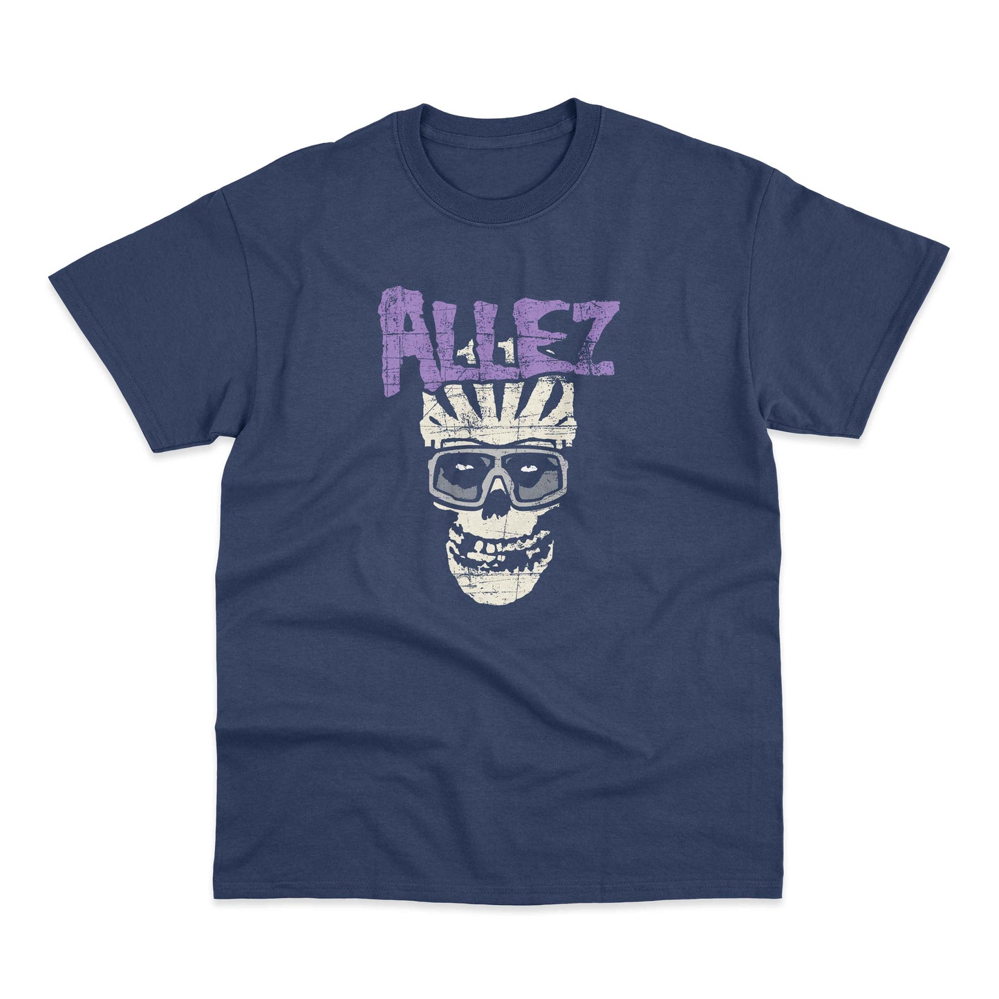 Allez Misfits Skull Inspired Punk Rock Cycling Bike T-Shirt
