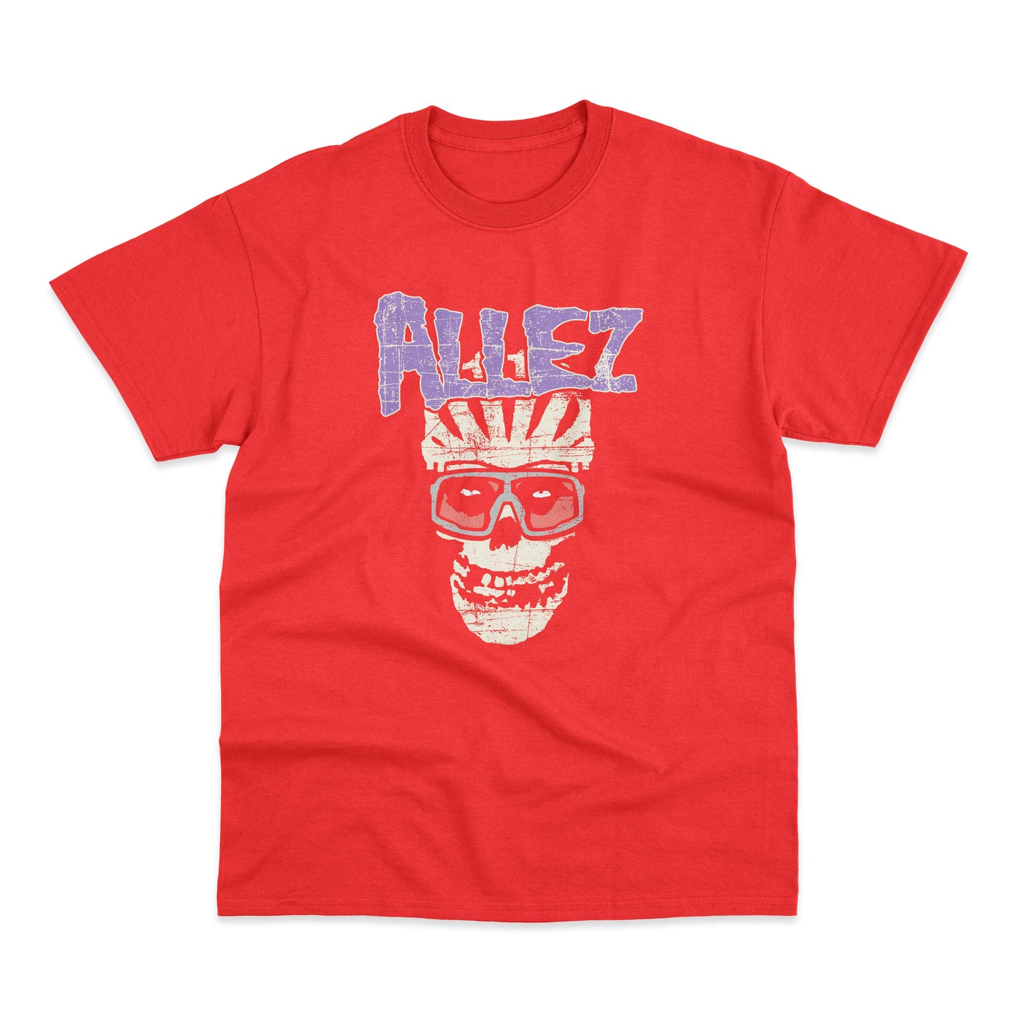 Allez Misfits Skull Inspired Punk Rock Cycling Bike T-Shirt