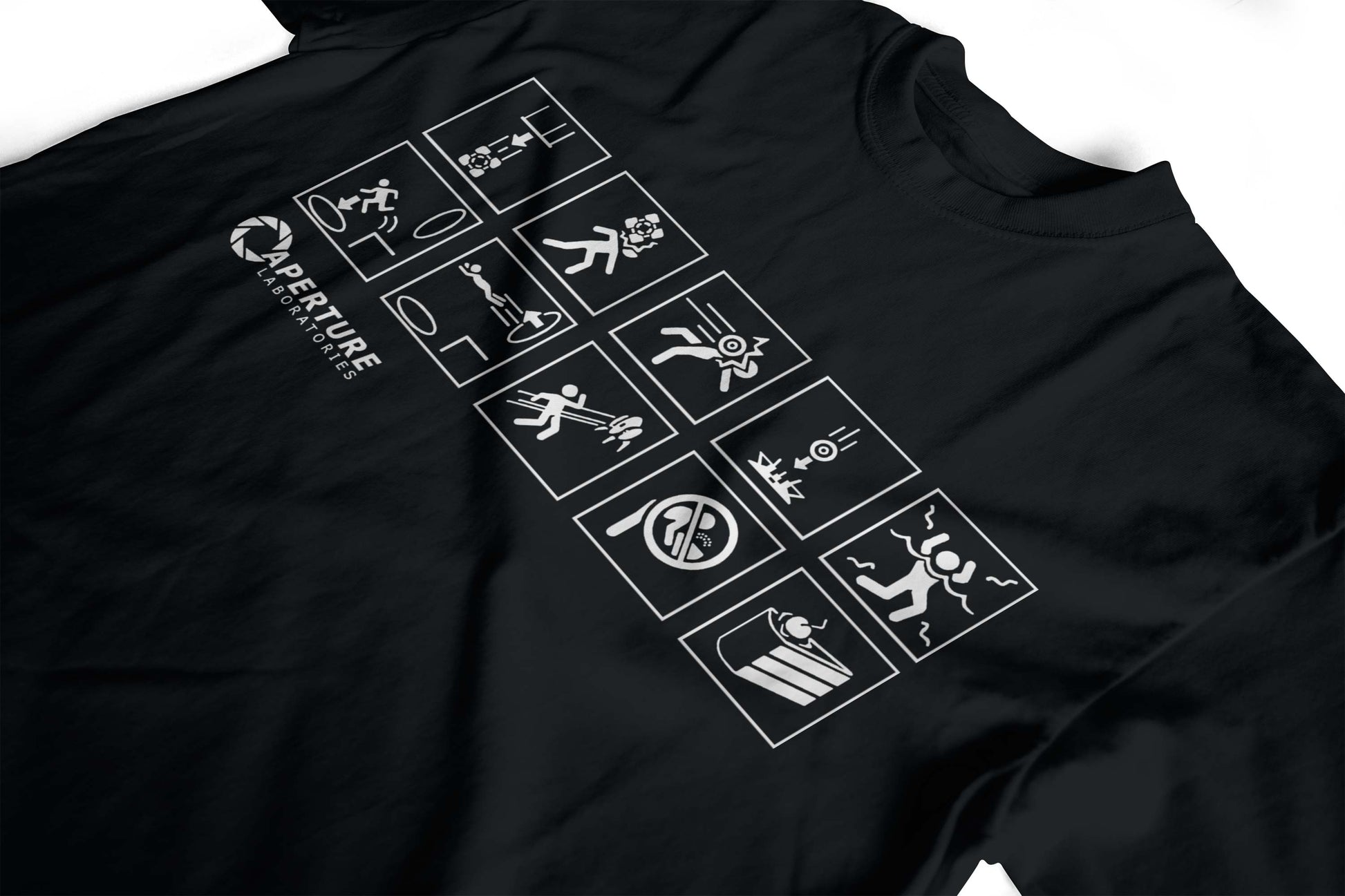 Aperture Laboratories Portal Gaming T-Shirt Steam