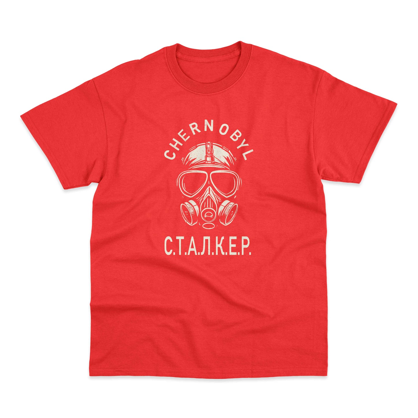 The Chernobyl Mask Of the Stalker Game T Shirt