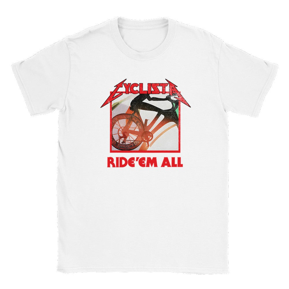 Cyclista ride em all Cycling Metallica Bike T-Shirt
