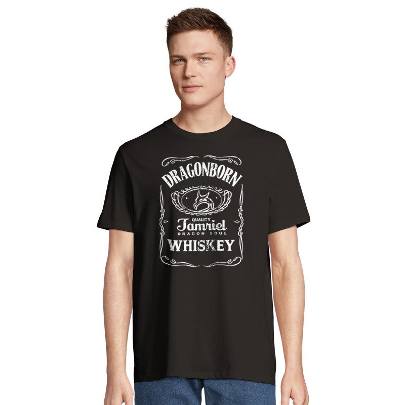 Dragonborn Elder Scrolls Whisky Funny Drink T-Shirt