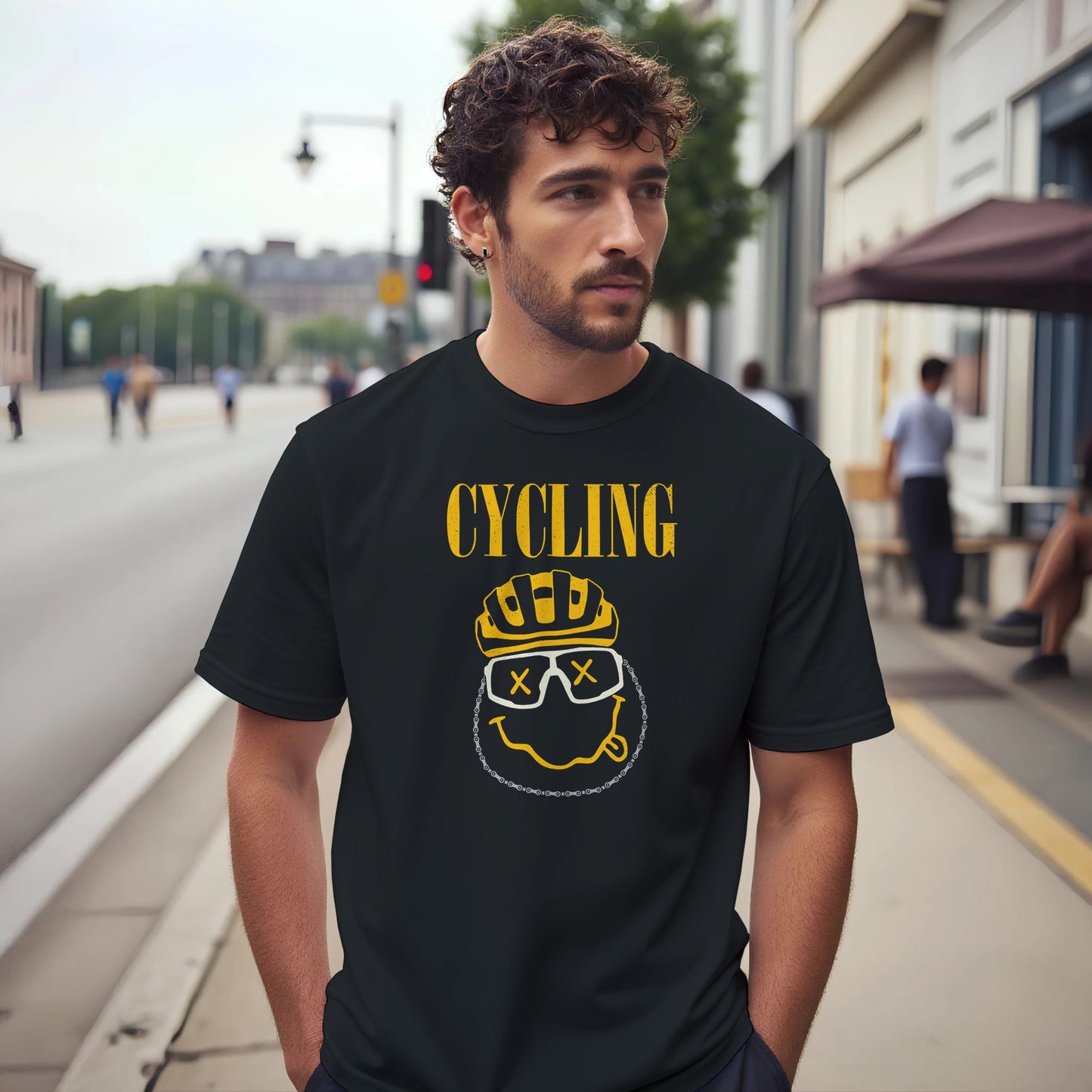 Cycling Nirvana Biker Cycle Funny Cyclist T-shirt 