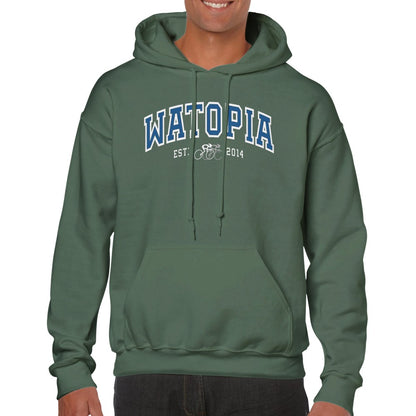 Watopia Cycling Est 2014 Hoodie for Zwift Cyclists