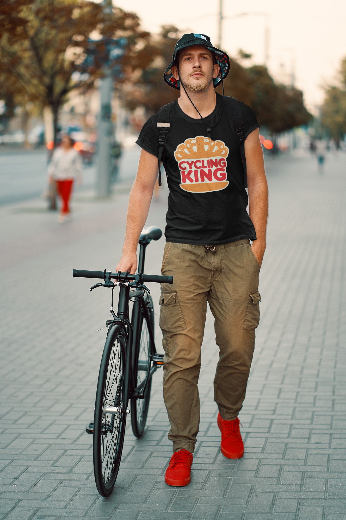 Cycling King Funny T-shirt