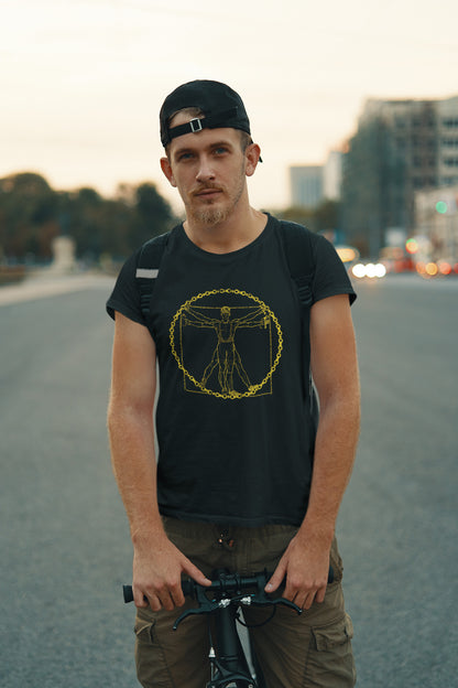 Vitruvian Cyclist Road Gravel Cycling T-Shirt giant 