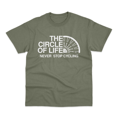 The Circle Of Life Never Stop Cycling Cyclist T-Shirt Trek