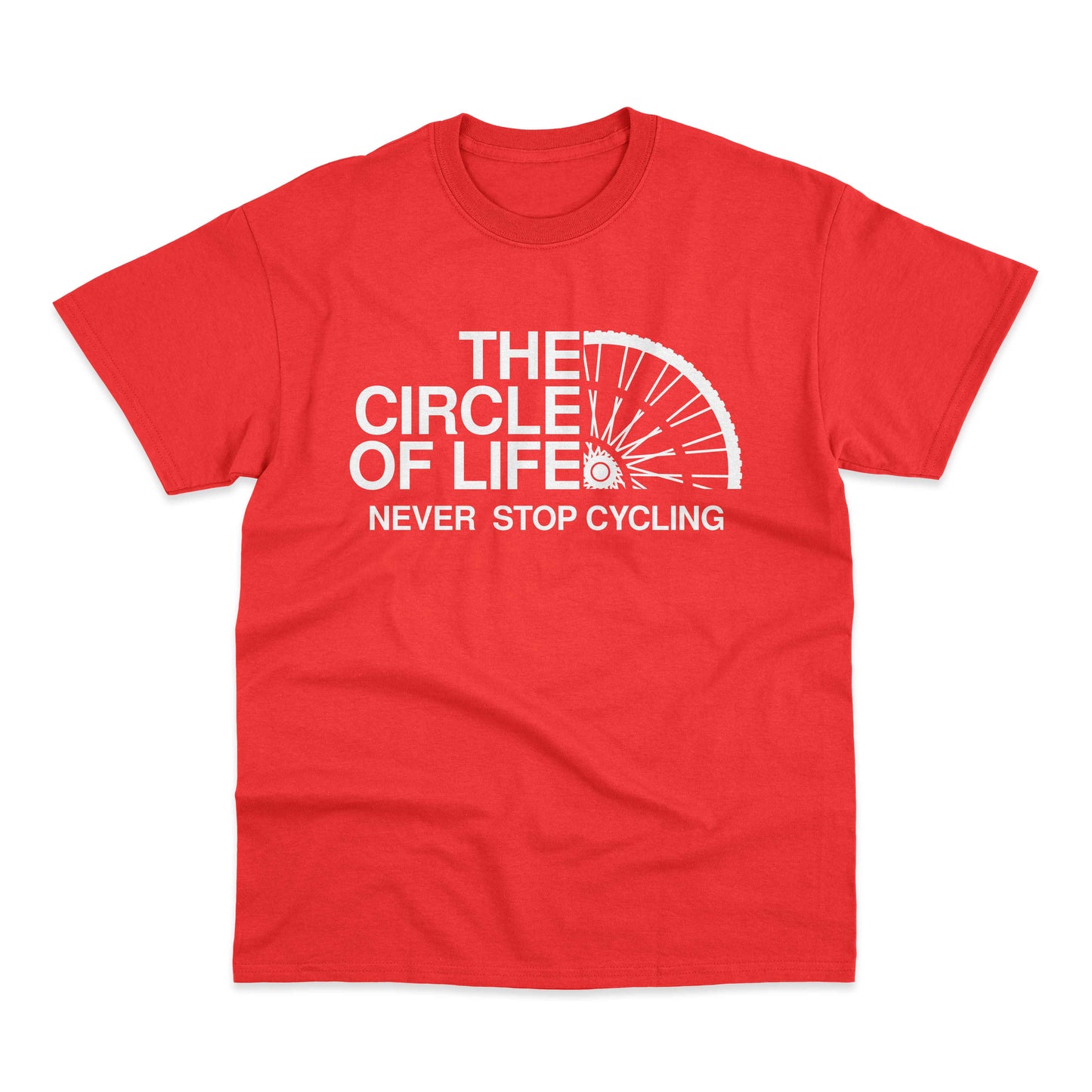 The Circle Of Life Never Stop Cycling Cyclist T-Shirt tour de france