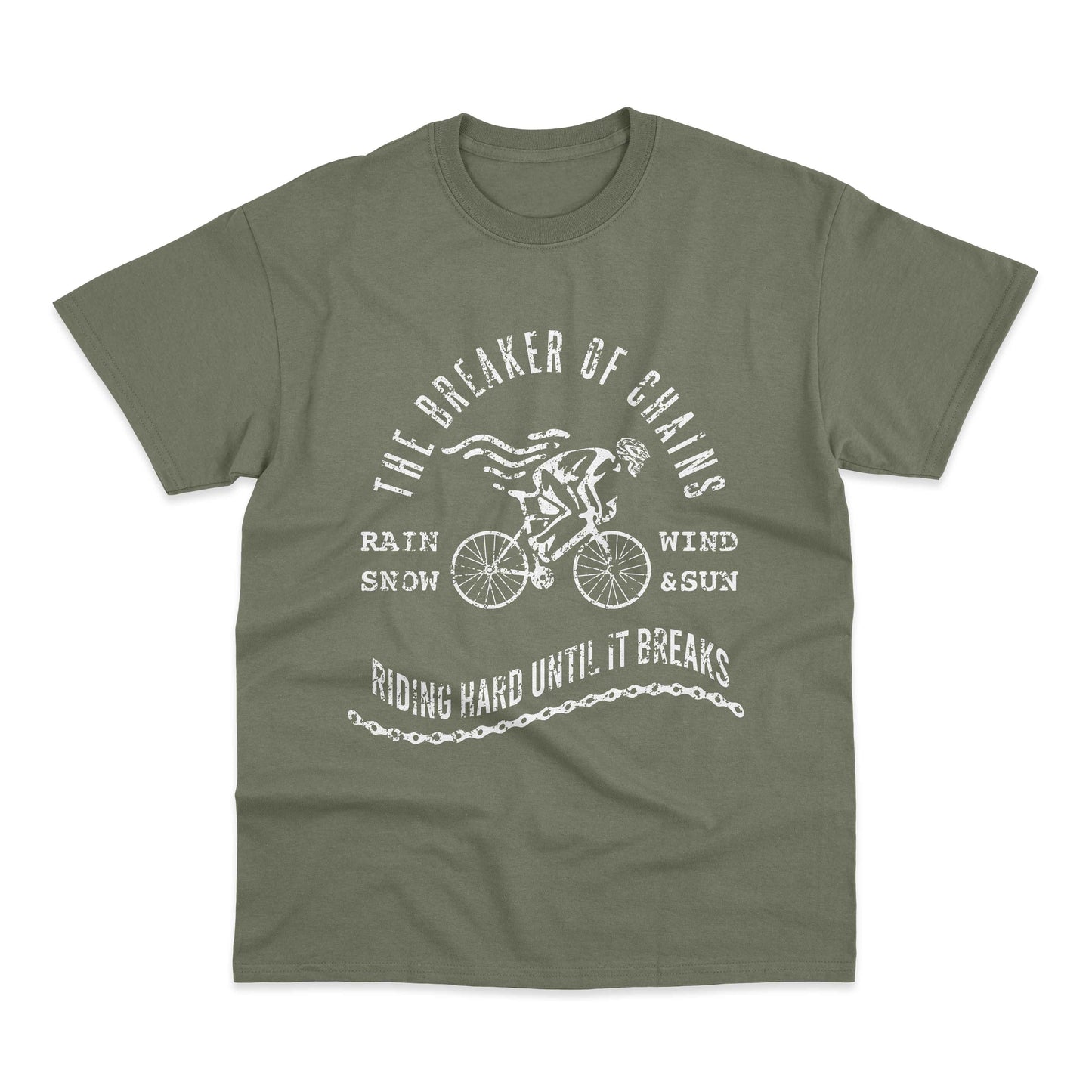 Breaker Of Chains Riding Hard Cycling T-Shirt