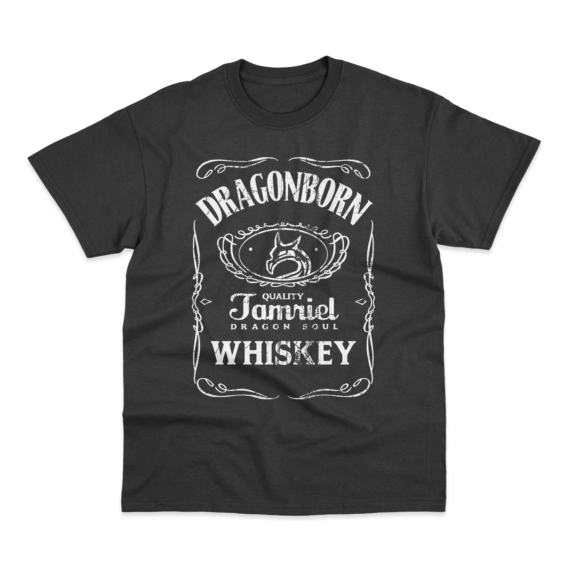 Dragonborn Elder Scrolls Whisky Funny Drink T-Shirt