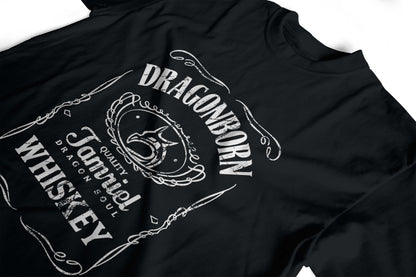 Dragonborn Elder Scrolls Whisky Funny Drink T-Shirt