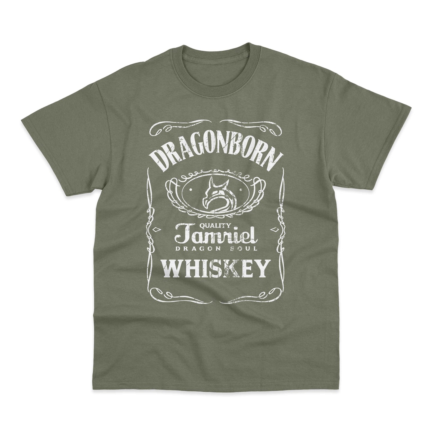Dragonborn Elder Scrolls Whisky Funny Drink T-Shirt
