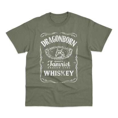 Dragonborn Elder Scrolls Whisky Funny Drink T-Shirt