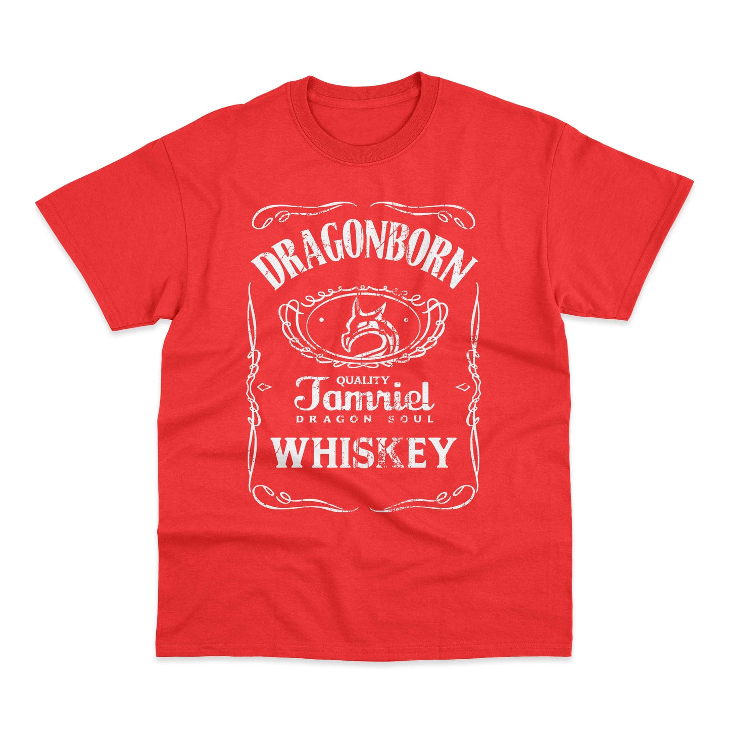 Dragonborn Elder Scrolls Whisky Funny Drink T-Shirt