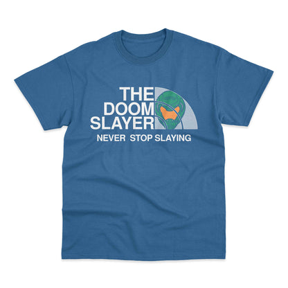 The Doom Slayer - Never Stop Slaying Gamer T-Shirt  Dark Ages