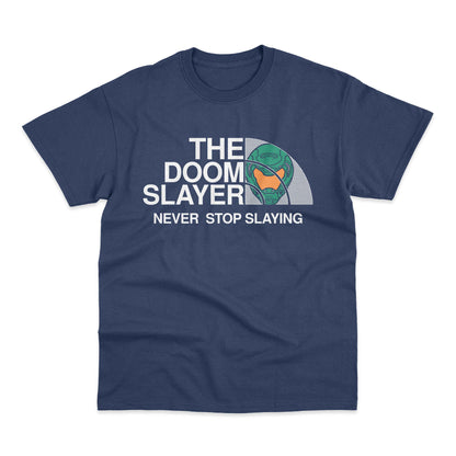 The Doom Slayer - Never Stop Slaying Gamer T-Shirt  Dark Ages