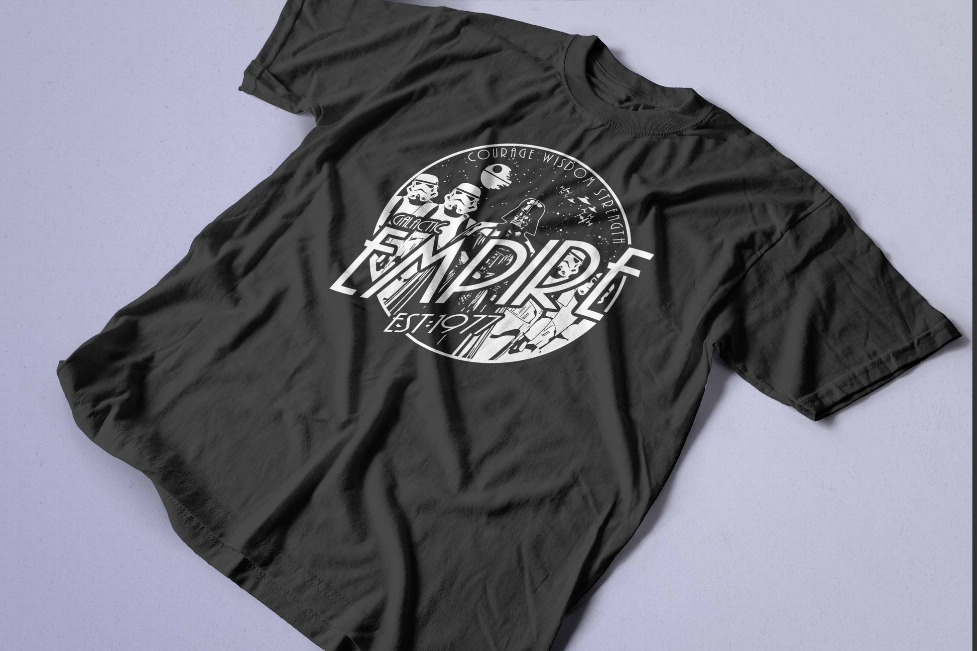 The Empire Est 1977 Star Wars Inspired T-Shirt Darth skywalker
