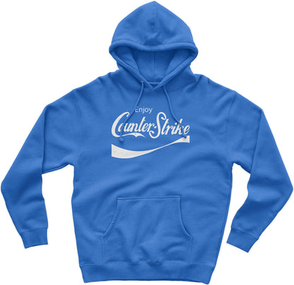 Enjoy Counter Strike Coke Cola Mash Up Gamer Hoodie CS
