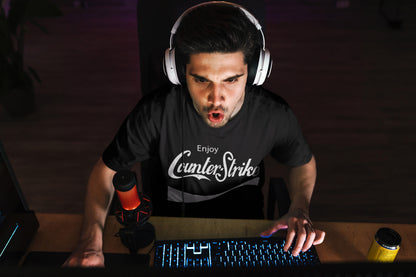 Enjoy Counter-Strike Mash Up Gamer T-shirt