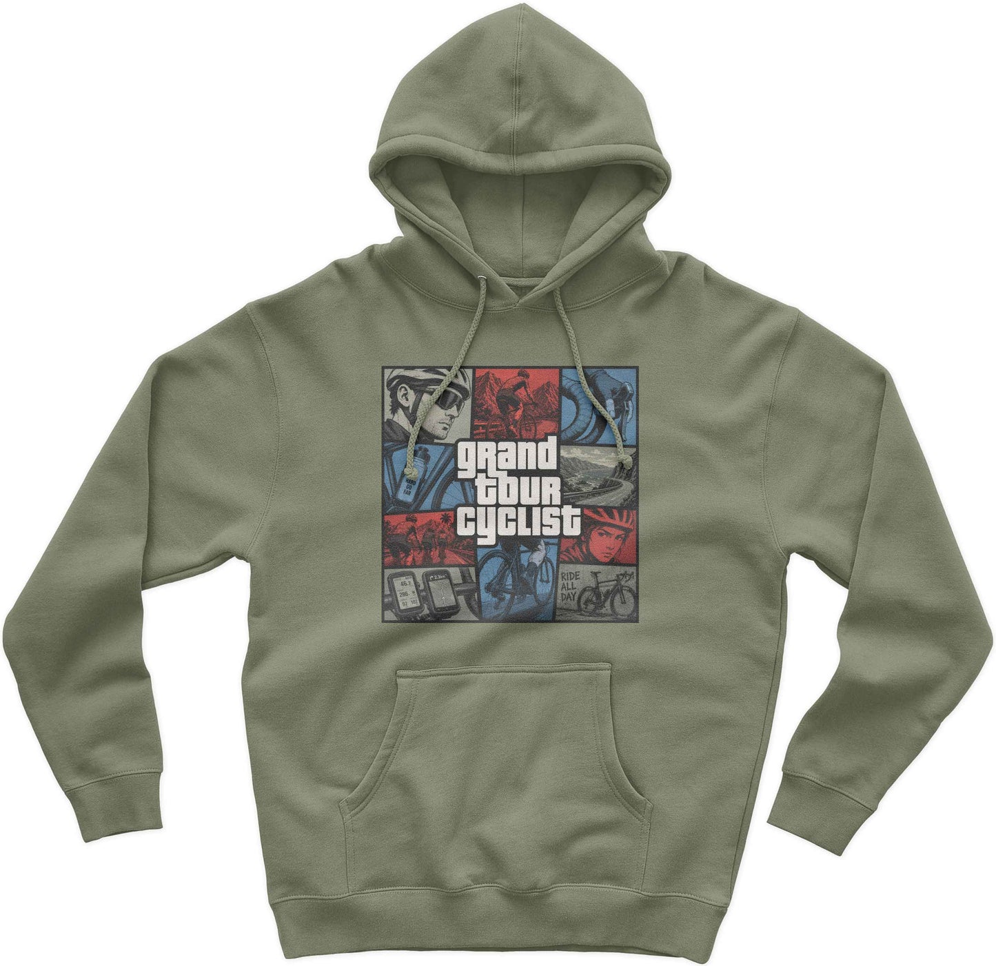 Grand Tour Cyclist GTA Style Bike Hoodie Theft Auto