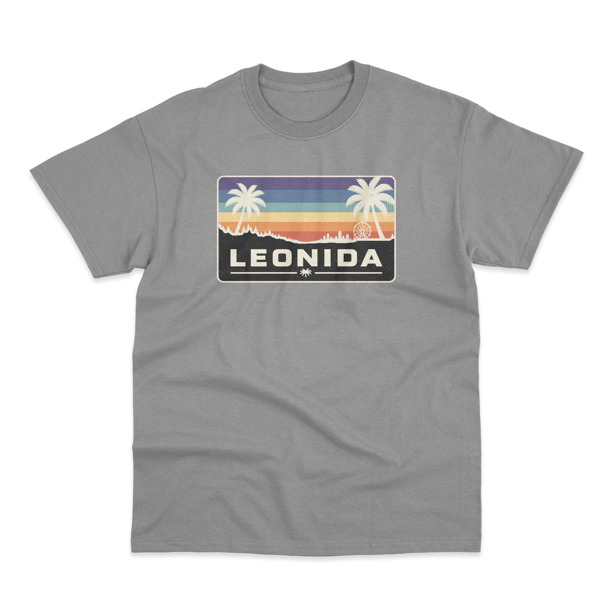 Leonida Inspired Sunset Grand Theft Auto Graphic GTA T-Shirt