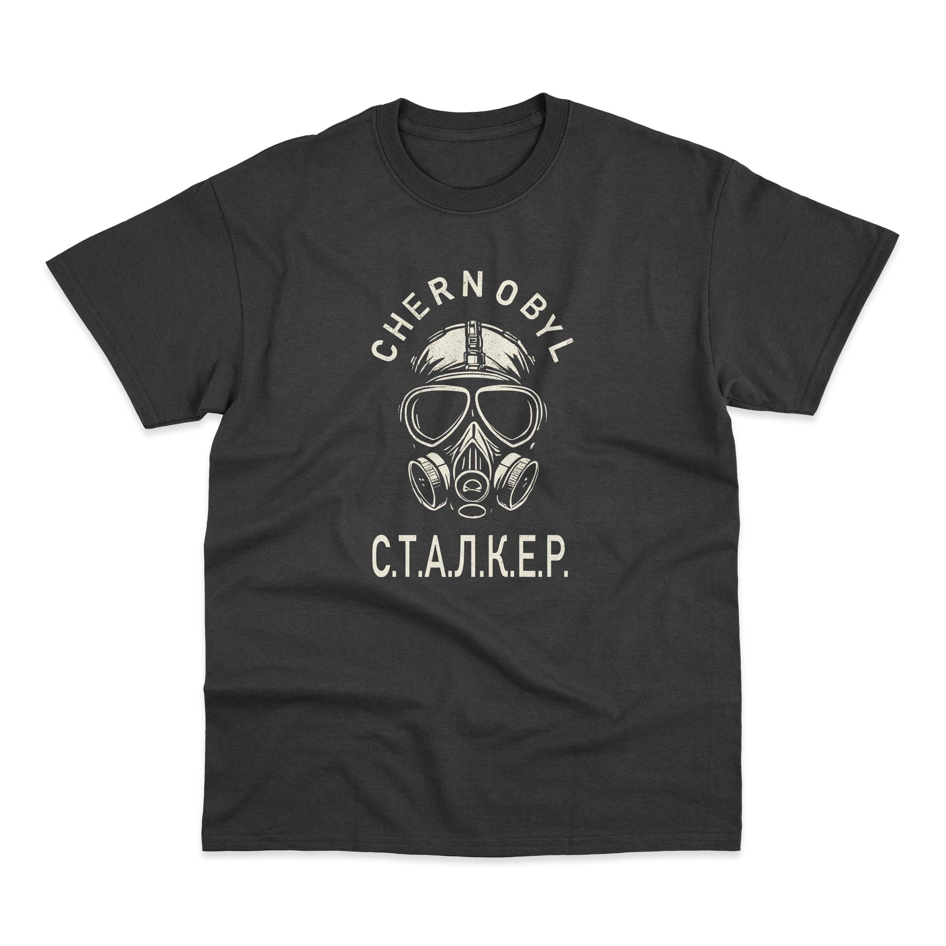 The Chernobyl Mask Of the Stalker Game T Shirt