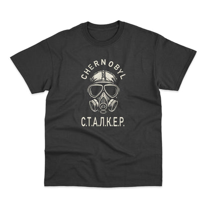 The Chernobyl Mask Of the Stalker Game T Shirt
