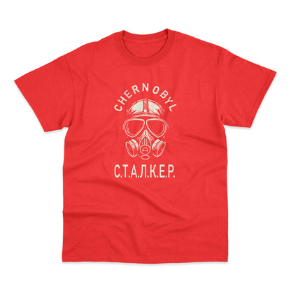 The Chernobyl Mask Of the Stalker Game T Shirt