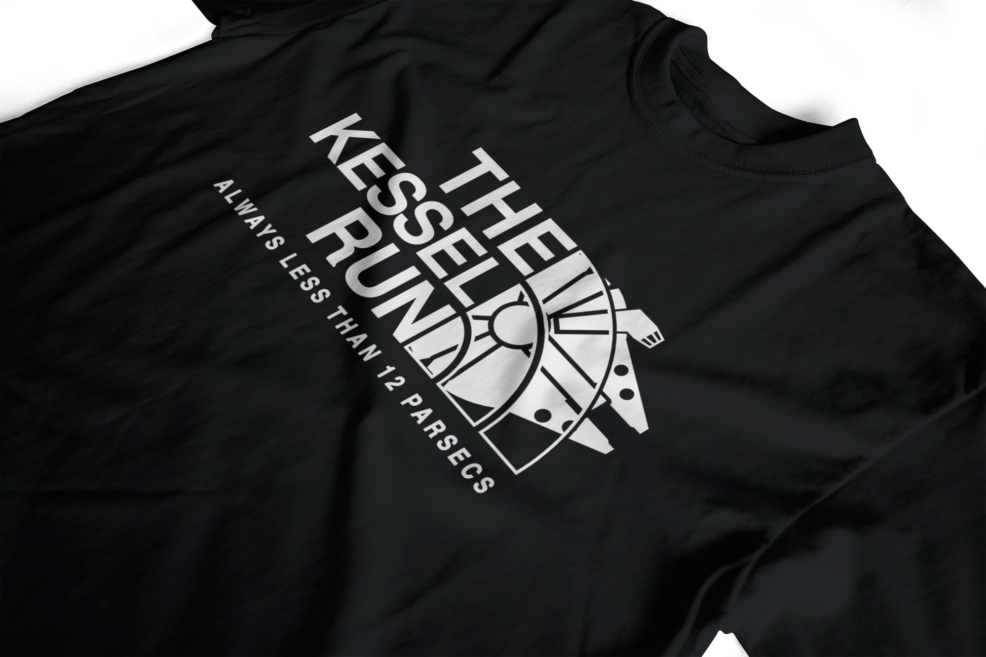 The Kessel Run Funny Star Wars Millennium Falcon T-Shirt