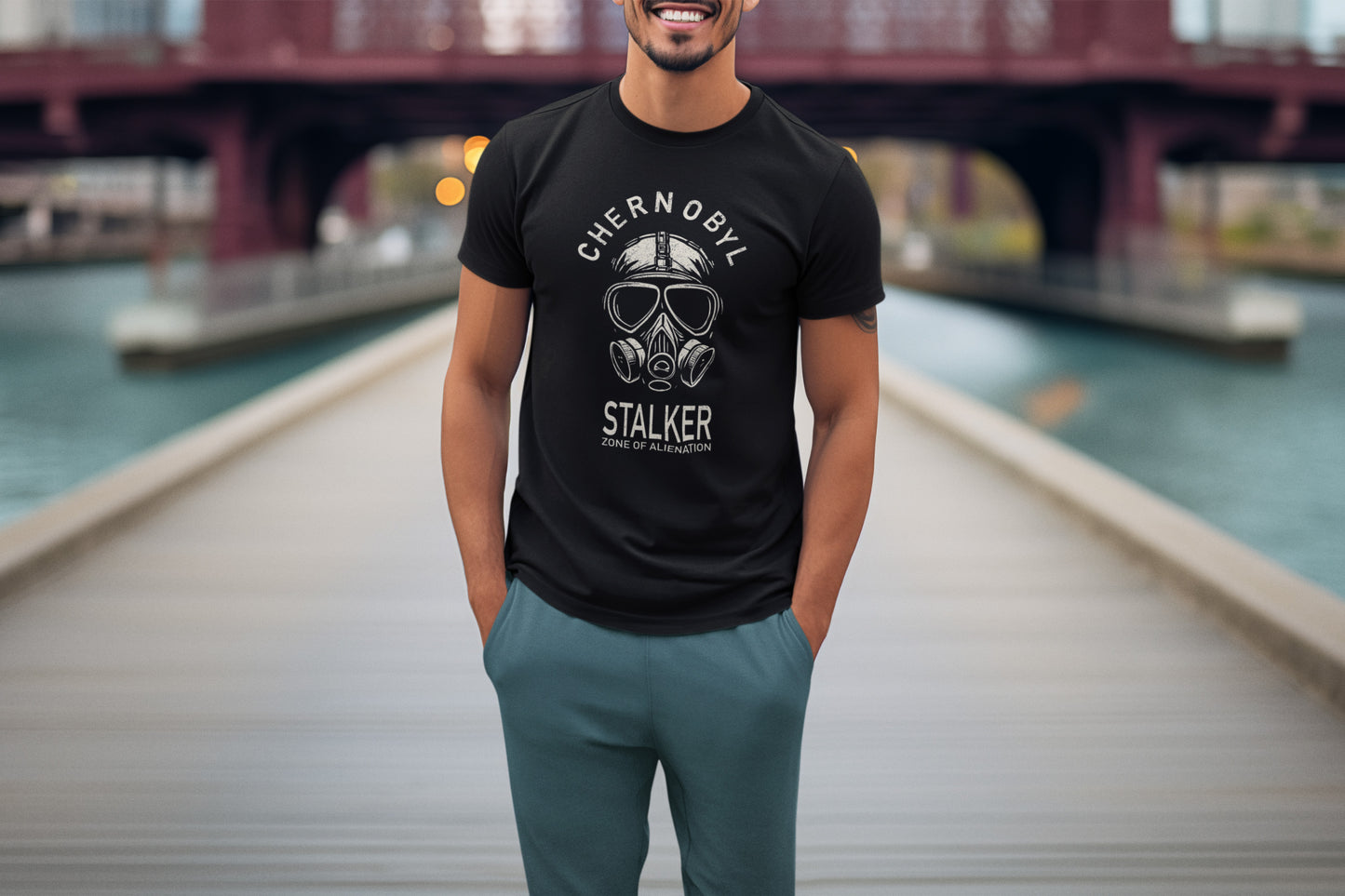 The Chernobyl Mask Of the Stalker T Shirt