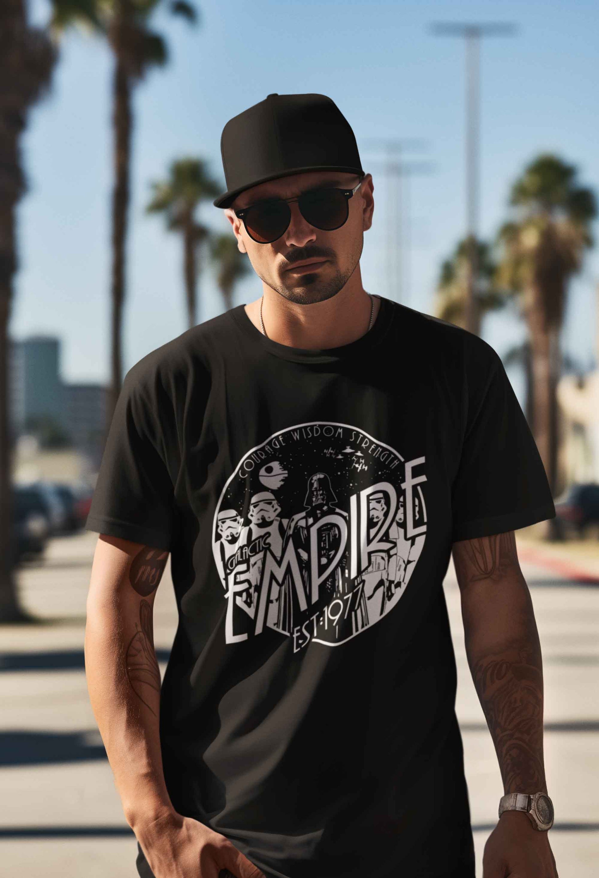 The Empire Est 1977 Star Wars Inspired T-Shirt Jedi