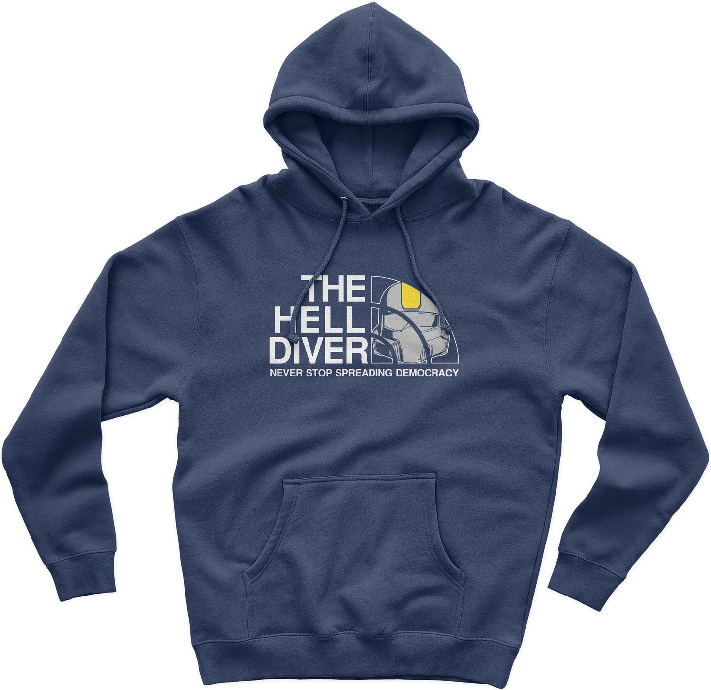 Helldivers Hoodie Never Stop Spreading Democracy 