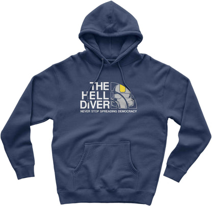 Helldivers Hoodie Never Stop Spreading Democracy 