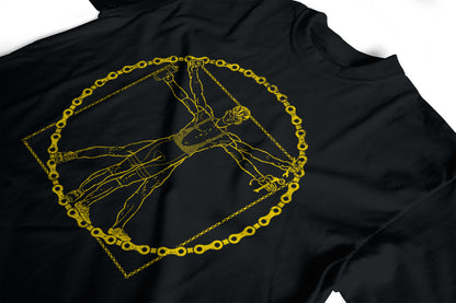 Vitruvian Cyclist Road Gravel Cycling T-Shirt trek