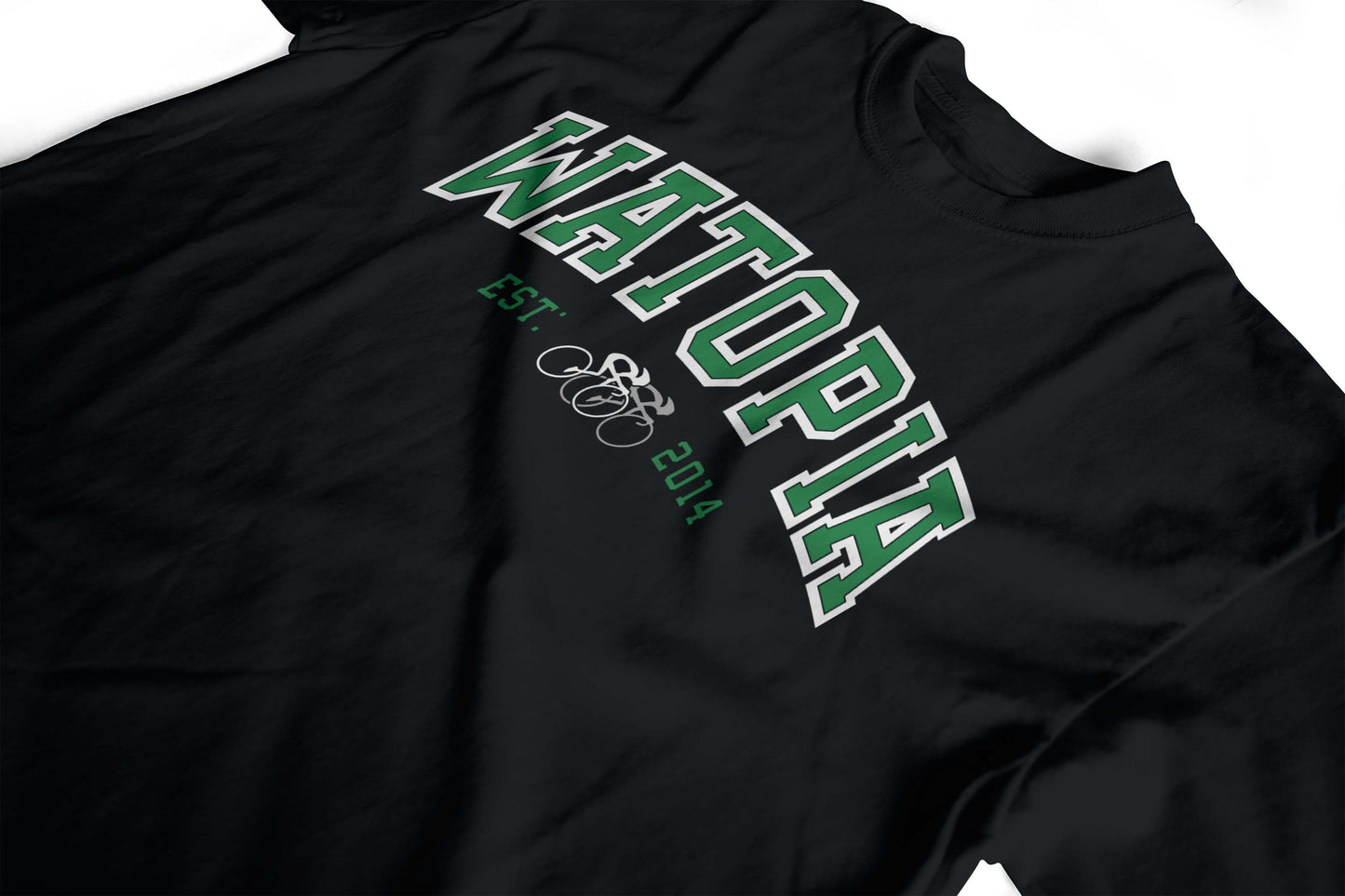 Watopia Cycling Est 2014 T-Shirt for Zwift Cyclists