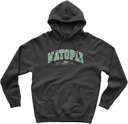 Watopia Cycling Est 2014 Hoodie for Zwift Cyclists