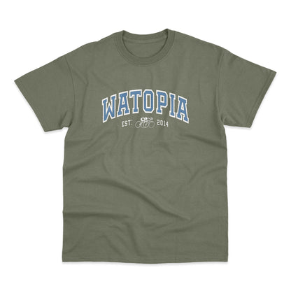 Watopia Cycling Est 2014 T-Shirt for Zwift Cyclists