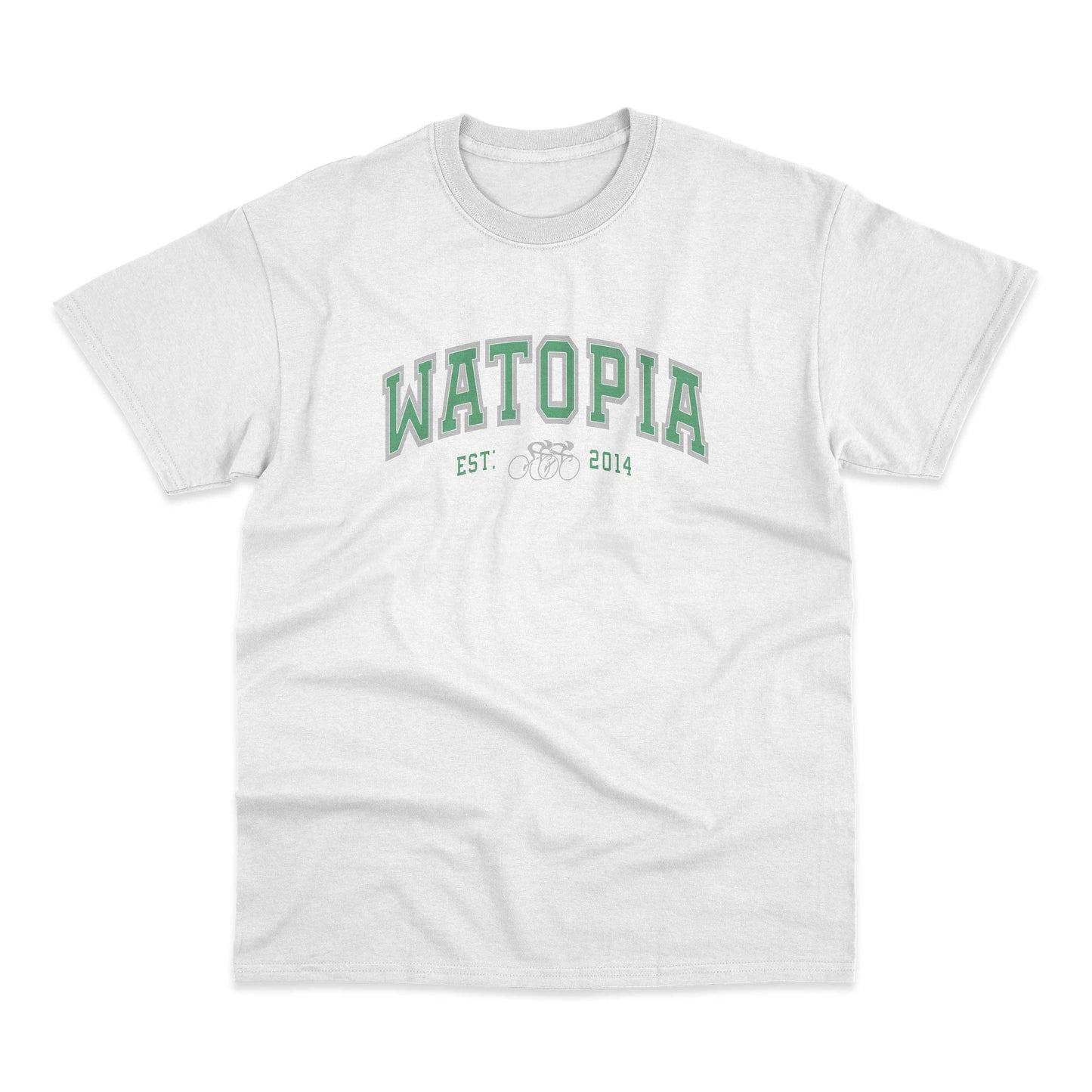 Watopia Cycling Est 2014 T-Shirt for Zwift Cyclists
