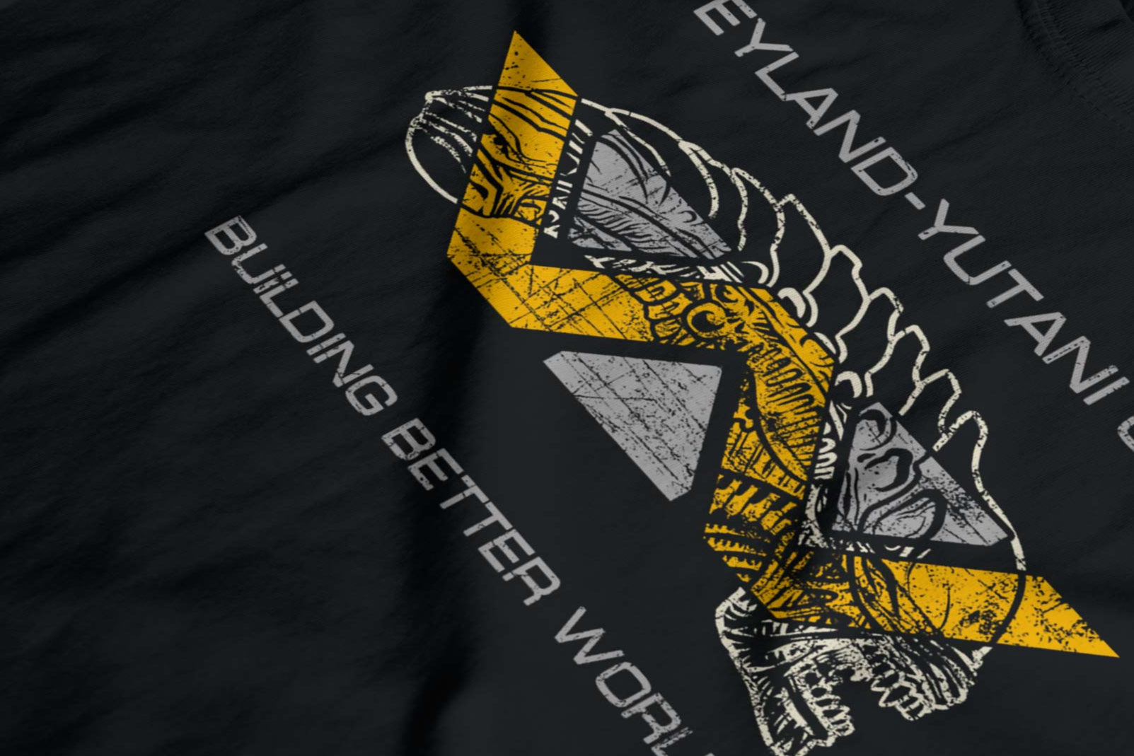 Weyland Yutani 'Building Better Worlds' Alien Head Hoodie