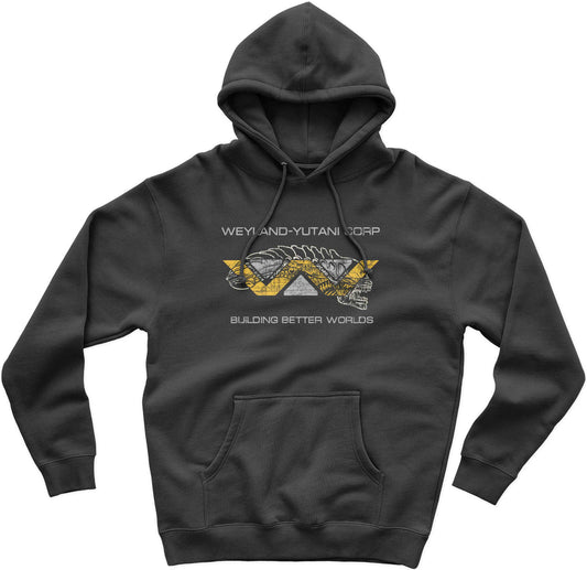 Weyland Yutani 'Building Better Worlds' Alien Head Hoodie