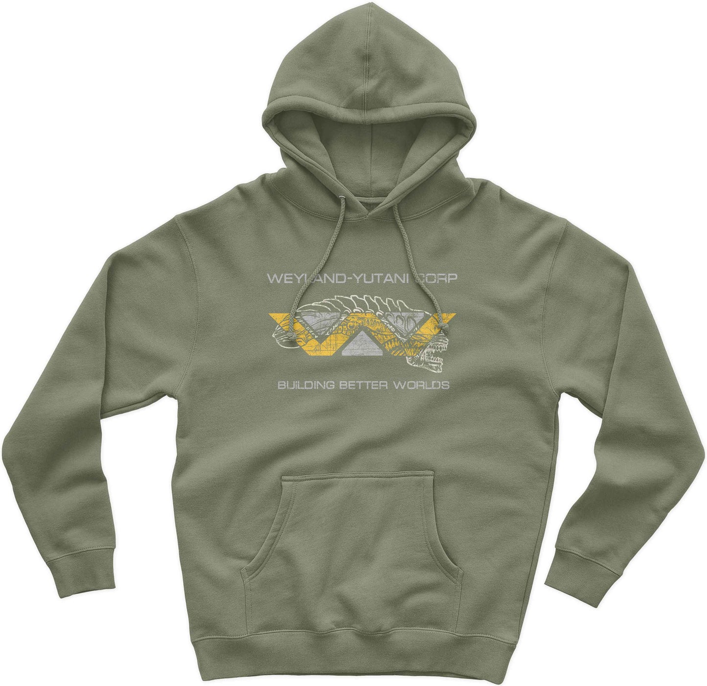 Weyland Yutani 'Building Better Worlds' Alien Head Hoodie