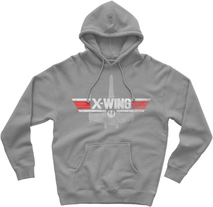 X Wing Star Wars Top Gun style Mash Up Hoodie