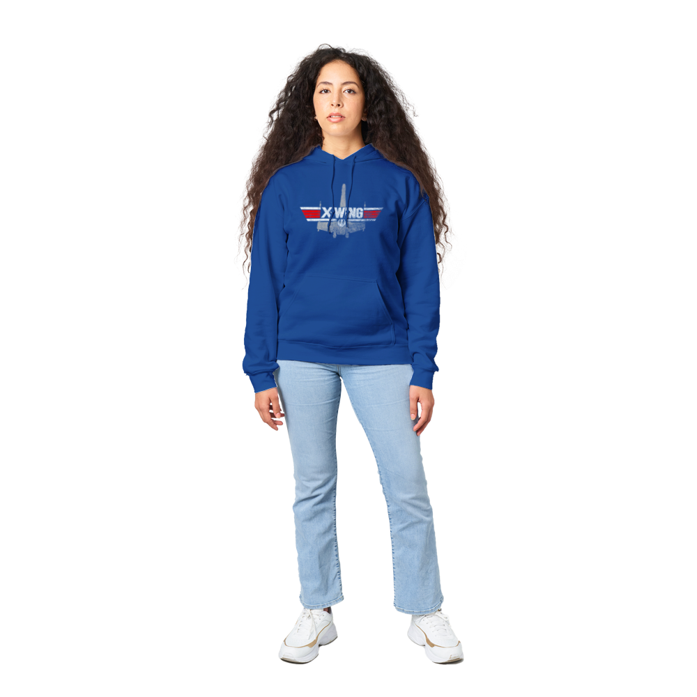 X Wing Star Wars Top Gun style Mash Up Hoodie