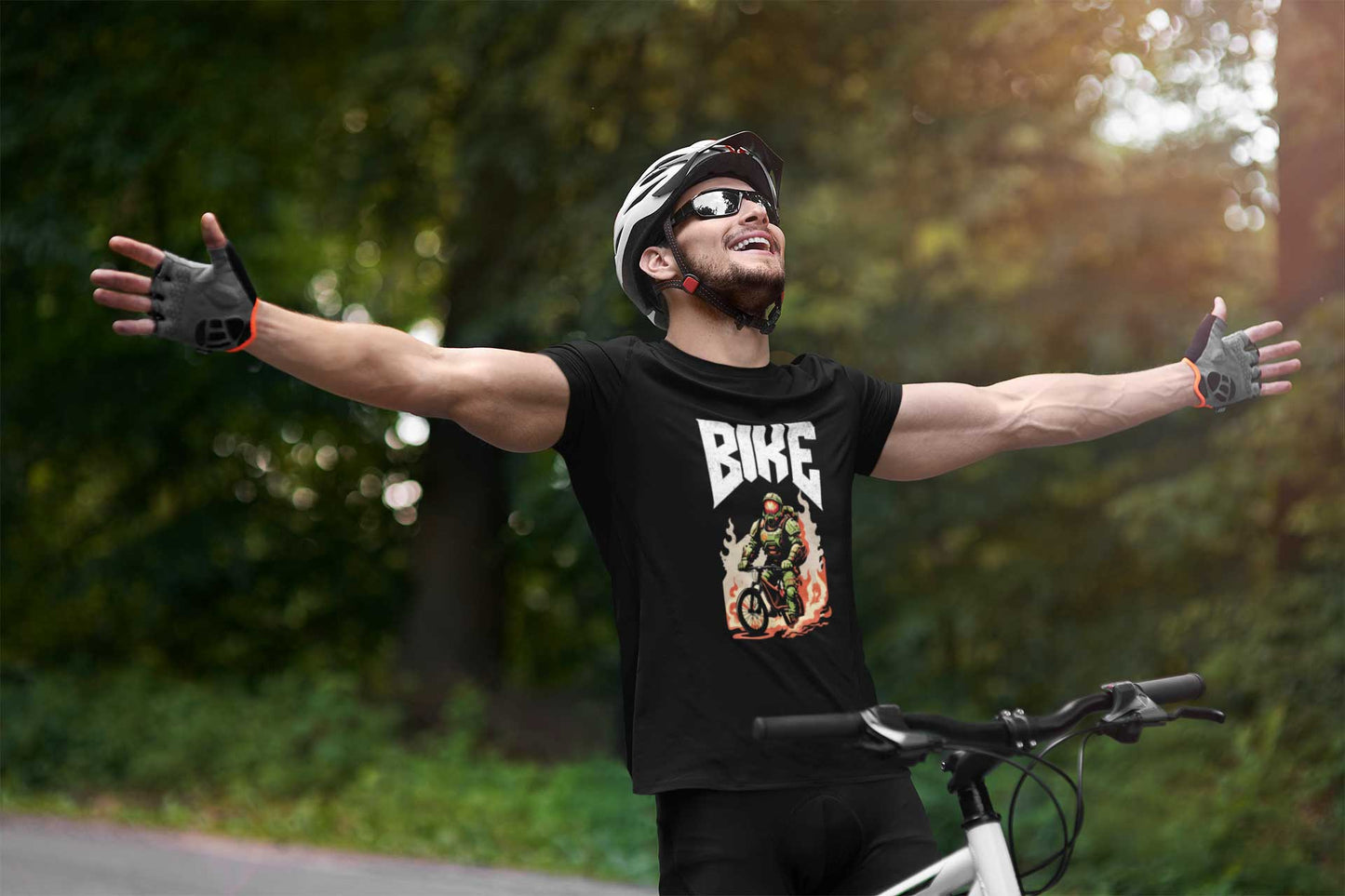 Doom Bike Gravel MTB Cycling Gift T Shirt
