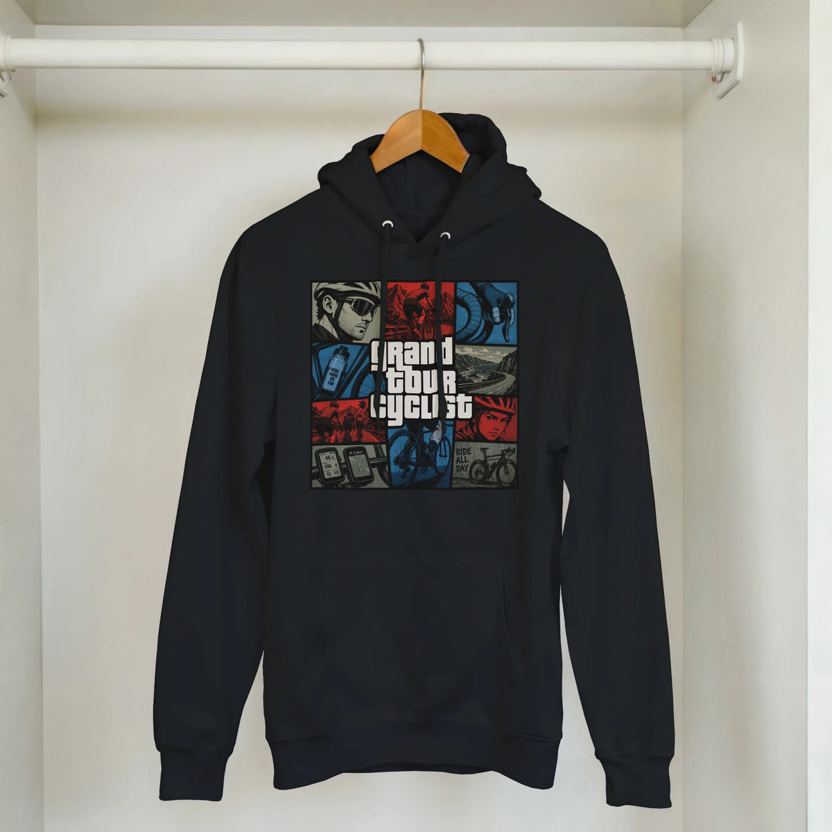Grand Tour Cyclist GTA Style Bike Hoodie Theft Auto